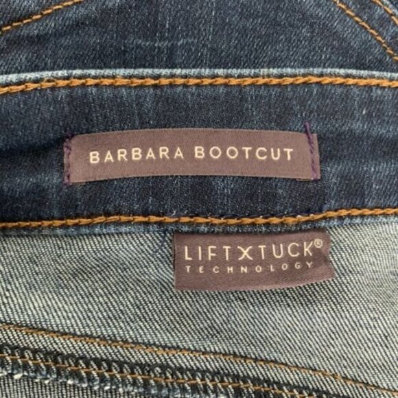 NYDJ Barbara Bootcut Blue Denim Lift Tuck High Rise Jeans - Picture 6 of 10